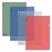 Папка-уголок ERICH KRAUSE «Glossy Classic», A4, прозрачная, ассорти, 50155