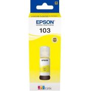 Чернила EPSON 103 (C13T00S44A) для СНПЧ EPSON L3100/L3101/L3110/L3150/L3151/L1110, желтые, ОРИГИНАЛЬНЫЕ