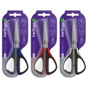 Ножницы Berlingo «Easycut 300», 17,5см, ассорти, мягкие вставки, европодвес
