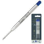 Стержень шариковый объемный Parker «QuinkFlow Ball Point» синий, 98мм, 1,0мм, метал. корпус, 3шт., блистер