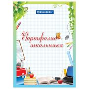 Портфолио школьника 16л «Brauberg» Любимая школа, 127548
