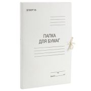Папка с завязками, картон, 310 г/м2, «Staff» арт. 121120