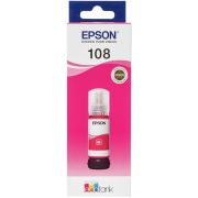 Чернила EPSON 108 (C13T09C34A) для СНПЧ EPSON L8050 /L8100 /L18050, пурпурные, ОРИГИНАЛЬНЫЕ
