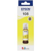Чернила EPSON 108 (C13T09C44A) для СНПЧ EPSON L8050 /L8100 /L18050, желтые, ОРИГИНАЛЬНЫЕ