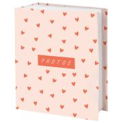 Фотоальбом BRAUBERG «Pink hearts» на 100 фото 10х15 см, твердая обложка, 391436