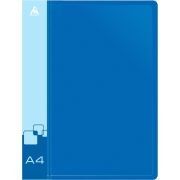 Папка-скоросшиватель на пружине А4 «Бюрократ» синяя, PZ07Pblue