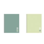 Тетрадь А5, 80 л., HATBER, гребень, линия, Soft-touch ламинация, «Special Spring» (микс в спайке), 090171, 80Т5лВ2гр