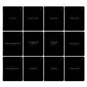 Тетради предметные, КОМПЛЕКТ 12 ПРЕДМЕТОВ 48 л., пластиковая обложка, BRAUBERG «BLACK MODE», 405541