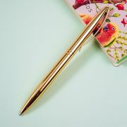 Ручка шариковая автоматическая MESHU «Gold» синяя, 1,0мм