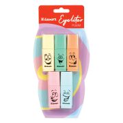 Набор текстовыделителей Luxor «Eyeliter Pastel» ассорти, 1-4,5мм