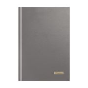 Книга учета OfficeSpace, А4, 96л., клетка, 200*290мм, бумвинил, серый, блок офсетный