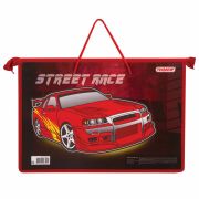 Папка на молнии с ручками А4 «Пифагор» Street Race, 229112