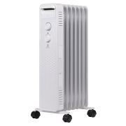 Обогреватель масляный ELECTROLUX EOH/BE-07ZW, 1500 Вт, 7 секций, белый, НС-1639043