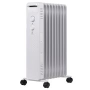 Обогреватель масляный ELECTROLUX EOH/BE-09ZW, 2000 Вт, 9 секций, белый, НС-1639044