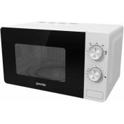 Микроволновая печь GORENJE MO20E1W, объем 20 л, мощность 800 Вт, механическое управление, белая