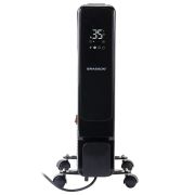 Обогреватель масляный BRASSON (БРАССОН) BOR-7 TOUCH, 7 секций, 1500 Вт, 3 режима, сенсор, пульт ДУ, черный, 457777
