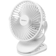Вентилятор настольный CENTEK CT-5045, 4 режима, d=15 см, 5 Вт, белый