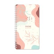 Телефонная книга А5, 80л., на гребне OfficeSpace «Стиль. Флора», с высечкой