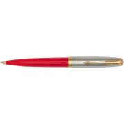Ручка шариковая Parker «51 Rage Red GT» черная, 1,0мм, поворот., подарочная упаковка