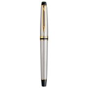 Ручка перьевая Waterman «Expert Stainless Steel GT», синий, 0,8мм, подарочная упаковка