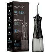 Ирригатор для полости рта REVYLINE RL 220, емкость резервуара 0,3 л, 2 насадки, черный, 7944