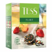 Чай Tess «Flirt», зеленый, 100 фольг. пакетиков по 1,5г