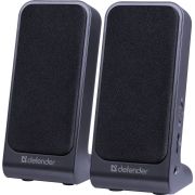 Колонки компьютерные DEFENDER SPK-225, 2.0, 4 Вт, пластик, черные, 65220