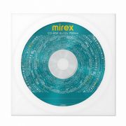 Диск CD-RW MIREX, 700 Мб, 4-12x, бумажный конверт, 1 штука, UL121002A8C