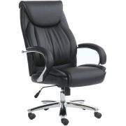 Кресло офисное BRABIX PREMIUM «Advance EX-575», хром, экокожа, черное, 531825