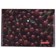 Папка-конверт с кнопкой BRAUBERG CHERRY, А4, 160 мкм, до 100 листов, цветная печать, 228037