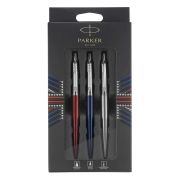 Набор Parker «Jotter London Trio»: шариковая ручка + гелевая ручка + механический карандаш, подарочная упаковка, европодвес