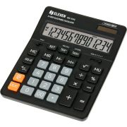 Калькулятор настольный Eleven SDC-554S, 14 разрядов, двойное питание, 155*205*36мм, черный