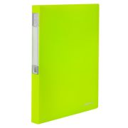 Папка 20 файлов «Brauberg» «Neon», 16 мм, неоновая зеленая, 700мкм, 227448