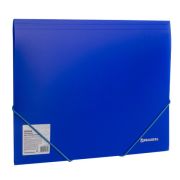 Папка на резинках «Brauberg» Neon, до 300 листов, неоновая синяя, 227463