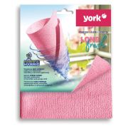 Салфетка для уборки York «ЛонгФреш», губчатая микрофибра, супервпитывающая, 30*35см, европодвес