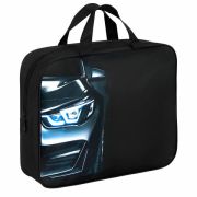 Папка на молнии с ручками А4 «Brauberg», 1 отделение, полиэстер, 80 мм, Dark car, 273315