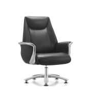 Кресло HAWASAN (ХАВАСАН) PREMIUM EX-801, до 200 кг, алюминий, экокожа, черное, 533235