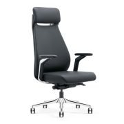 Кресло HAWASAN (ХАВАСАН) PREMIUM EX-830 X-ONE, синхромеханизм, алюминий, экокожа, черное, 533239