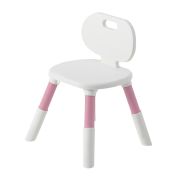 Стул детский BRABIX KIDS CC-001, 2-8 лет, пластик розовый + белый, 533294
