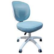 Кресло детское BRABIX KIDS «MG-230», без подлокотников, сетка/ткань TW, голубое, 533320