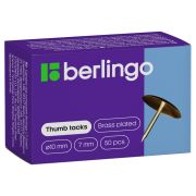 Кнопки канцелярские «Berlingo» омеднен. 50шт