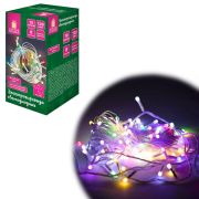 Электрогирлянда-нить комнатная 10 м, 120 LED, вид: «Стандарт», пастельная мультицветная, ЗОЛОТАЯ СКАЗКА, 592472