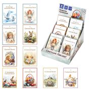 Открытка пасхальная (1 шт.), 7х10 см «Светлая Пасха», картон, ассорти, ЗОЛОТАЯ СКАЗКА, 592642