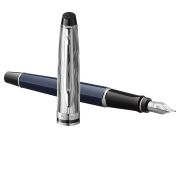 Ручка перьевая Waterman «Expert SE Deluxe Blue CT» синяя, 0,8мм, подарочная упаковка