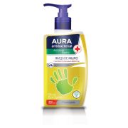Мыло-крем жидкое, 300 мл, AURA «Antibacterial», антибактериальное, «Экстракт ромашки», дозатор, 28410, 11704